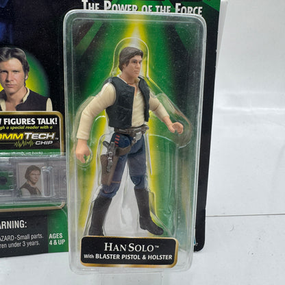 Han Solo with Blaster Pistol & Holster - Star Wars Power of the Force Action Figure (Hasbro, 1999)