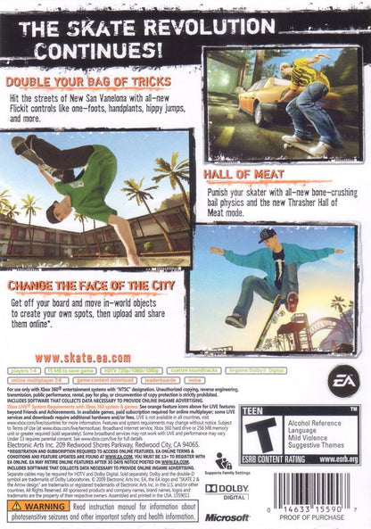 skate 2 (Xbox 360, 2009)