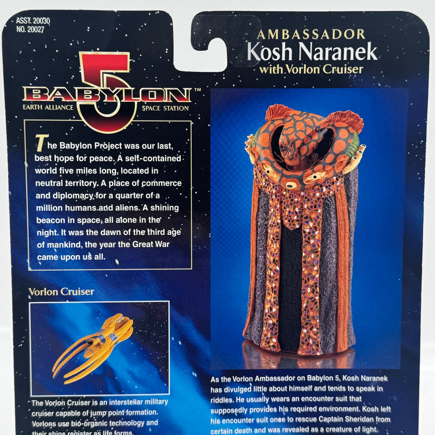 Ambassador Kosh Naranek with Vorlon Cruiser, Babylon-5 Action Figure