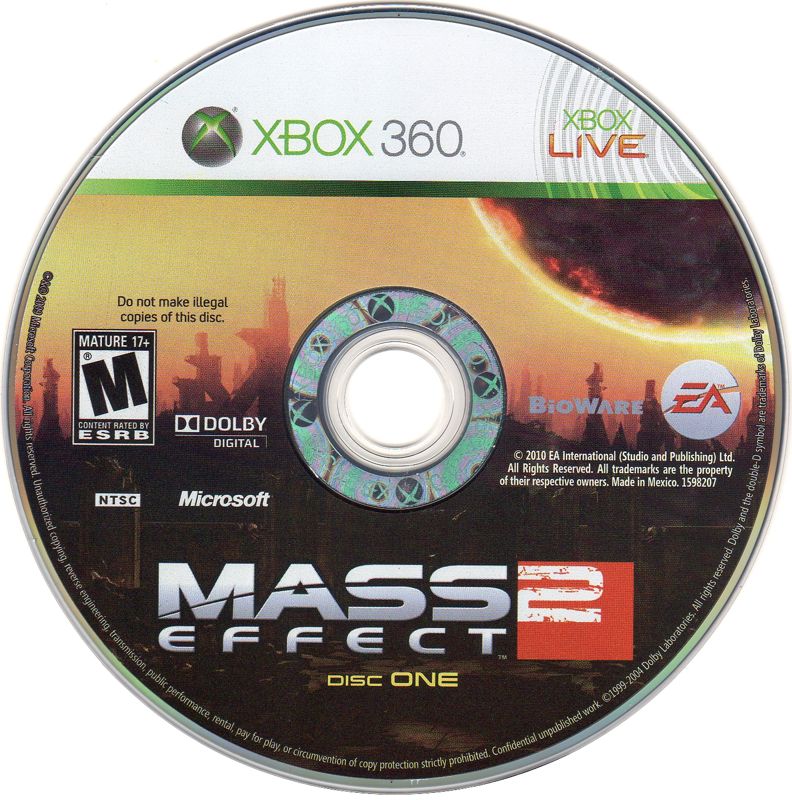 Mass Effect 2 (Xbox 360, 2010)