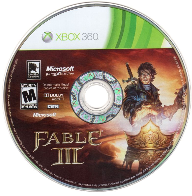 Fable III (Xbox 360, 2010)
