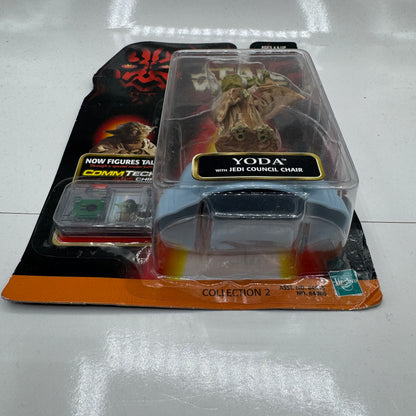 Yoda with Jedi Council Chair - Star Wars Episode 1 Action Figure (Hasbro, 1998) Collection 2