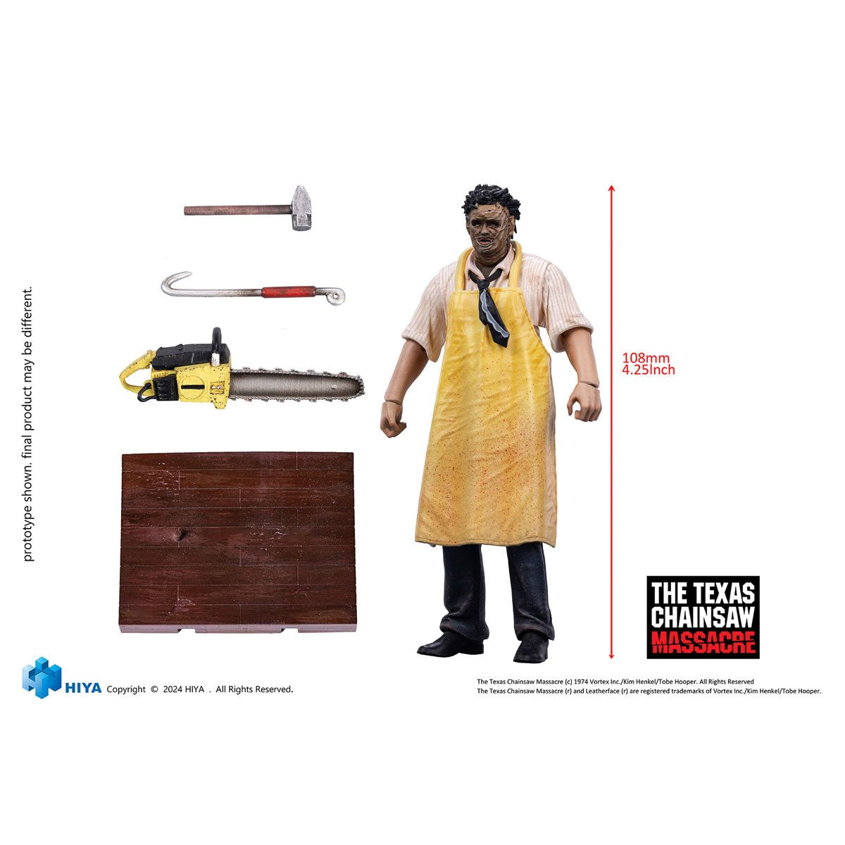 Texas Chainsaw Massacre (1974): Leatherface-Killing Mask Standard Ver. Exquisite Mini Series PX 1:18 Scale Figure
