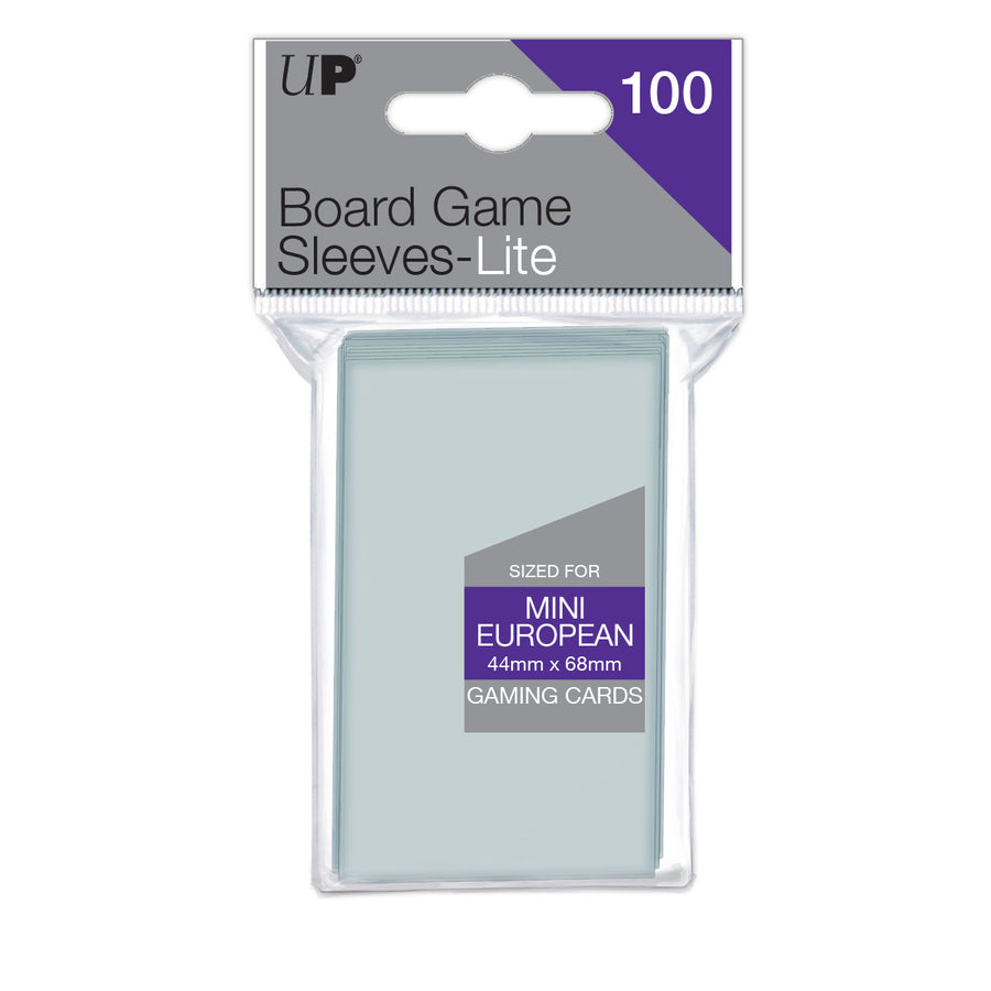 Ultra PRO Mini European Lite Board Game Sleeves (100ct) for 44mm x 68mm Cards