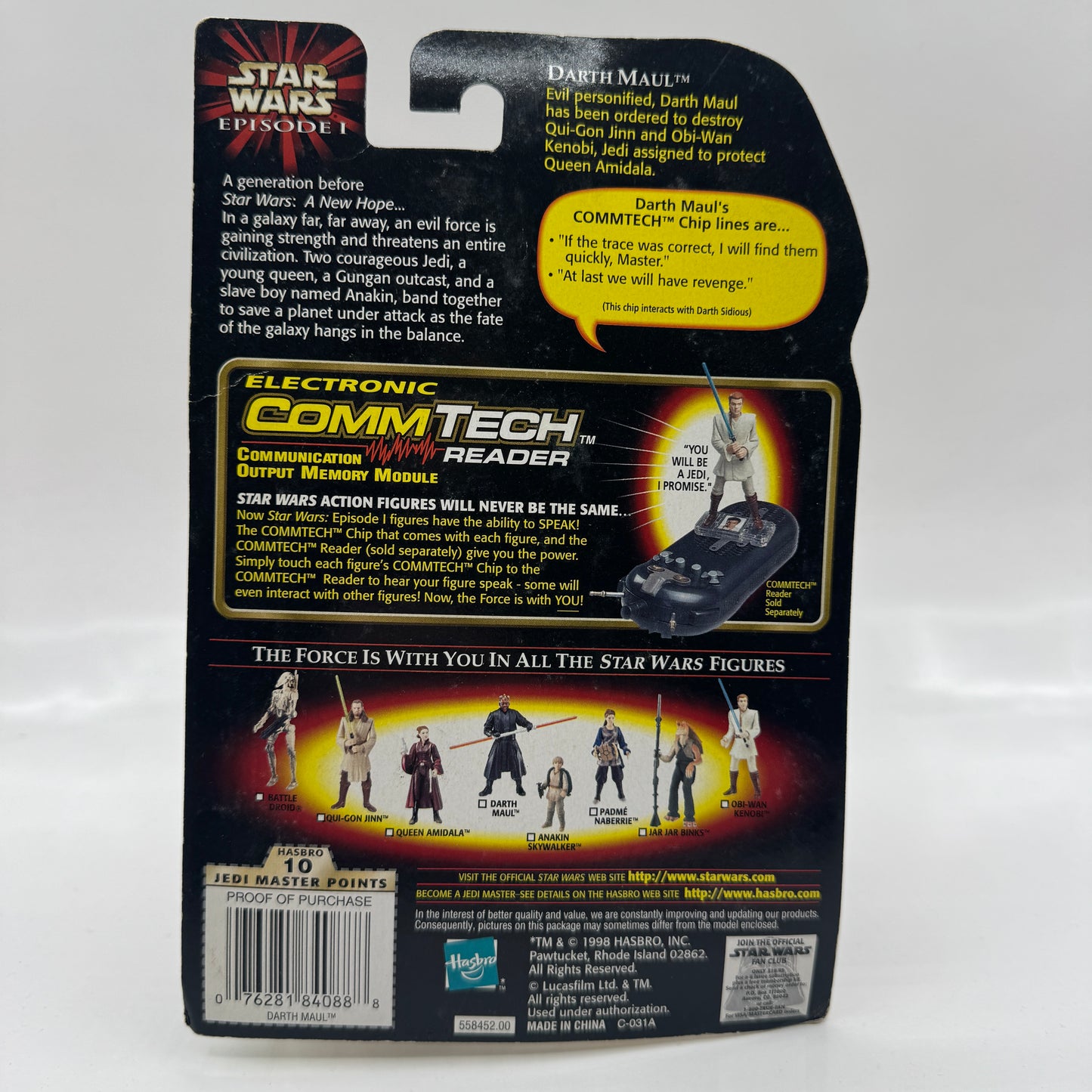 Darth Maul (Jedi Duel) with Double-Bladed Lightsaber - Star Wars Episode 1 Action Figure (Hasbro, 1999) Collection 1