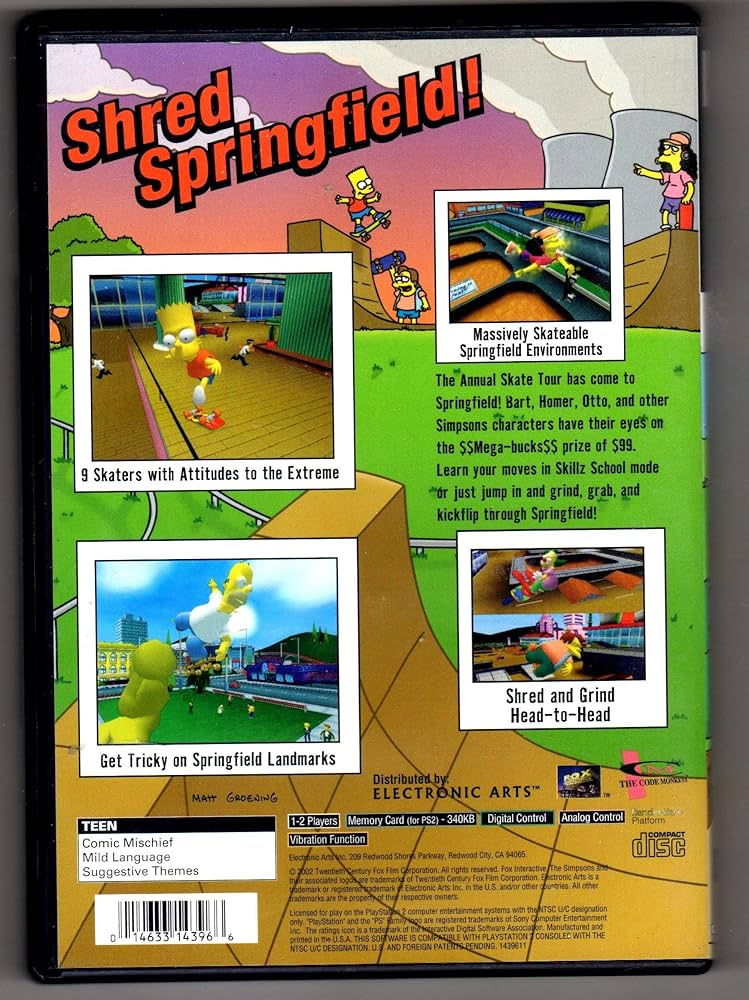 The Simpsons Skateboarding (PlayStation 2, 2002)