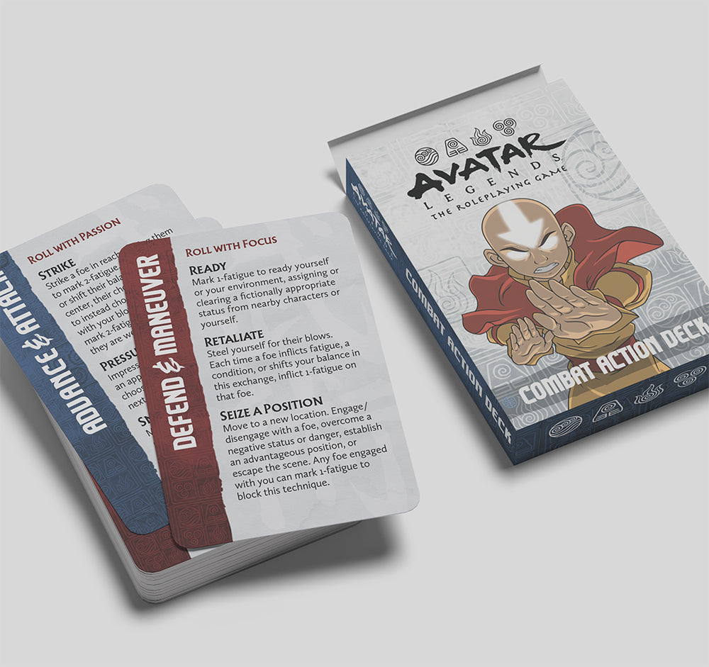 Combat Action Deck - Avatar Legends: The Role Playing Game Supplement