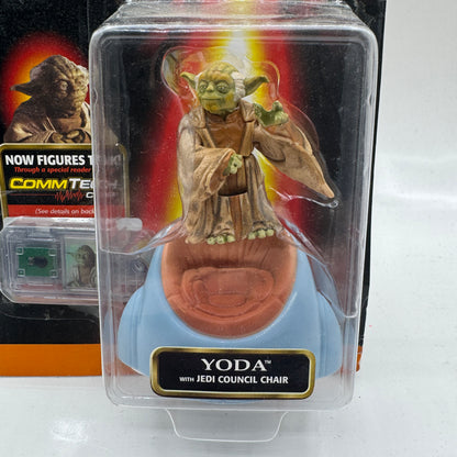 Yoda with Jedi Council Chair - Star Wars Episode 1 Action Figure (Hasbro, 1998) Collection 2