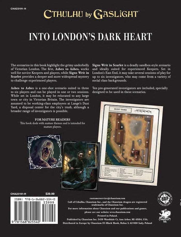 Call of Cthulhu - Cthulhu by Gaslight: Dust & Blood