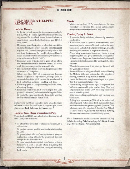 Call of Cthulhu Clockwork & Claws: Two Scenarios for Pulp Cthulhu