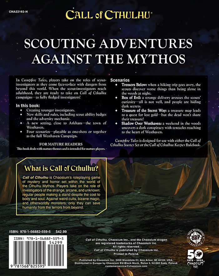 Call of Cthulhu Campfire Tales: Scouts Against Cthulhu - Nostalgia Mall