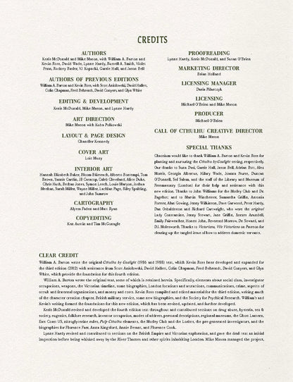 Call of Cthulhu - Cthulhu by Gaslight Investigator’s Guide
