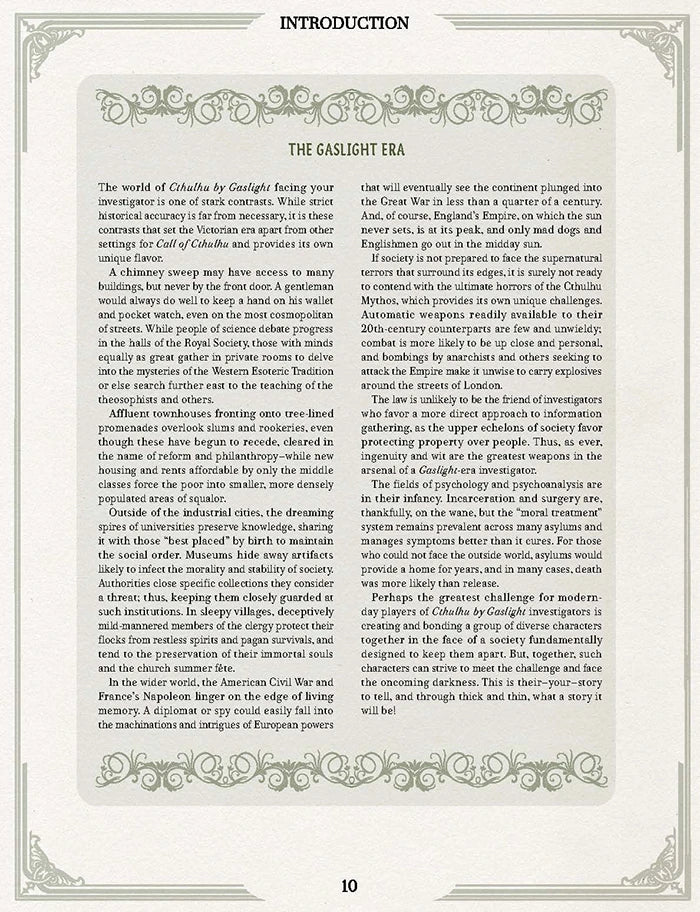 Call of Cthulhu - Cthulhu by Gaslight Investigator’s Guide