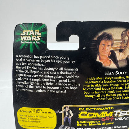 Han Solo with Blaster Pistol & Holster - Star Wars Power of the Force Action Figure (Hasbro, 1999)