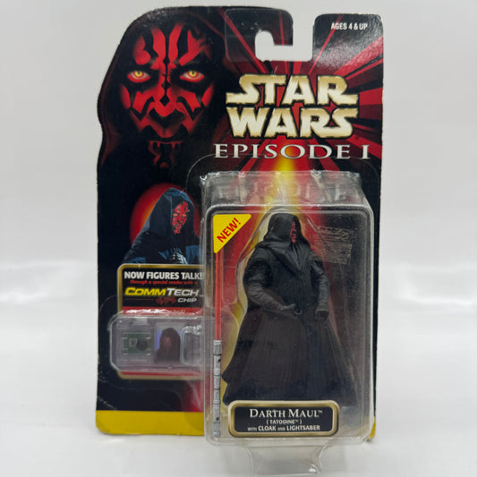 Darth Maul (Tatooine) with Cloak and Lightsaber - Star Wars Episode 1 Action Figure (Hasbro, 1999)