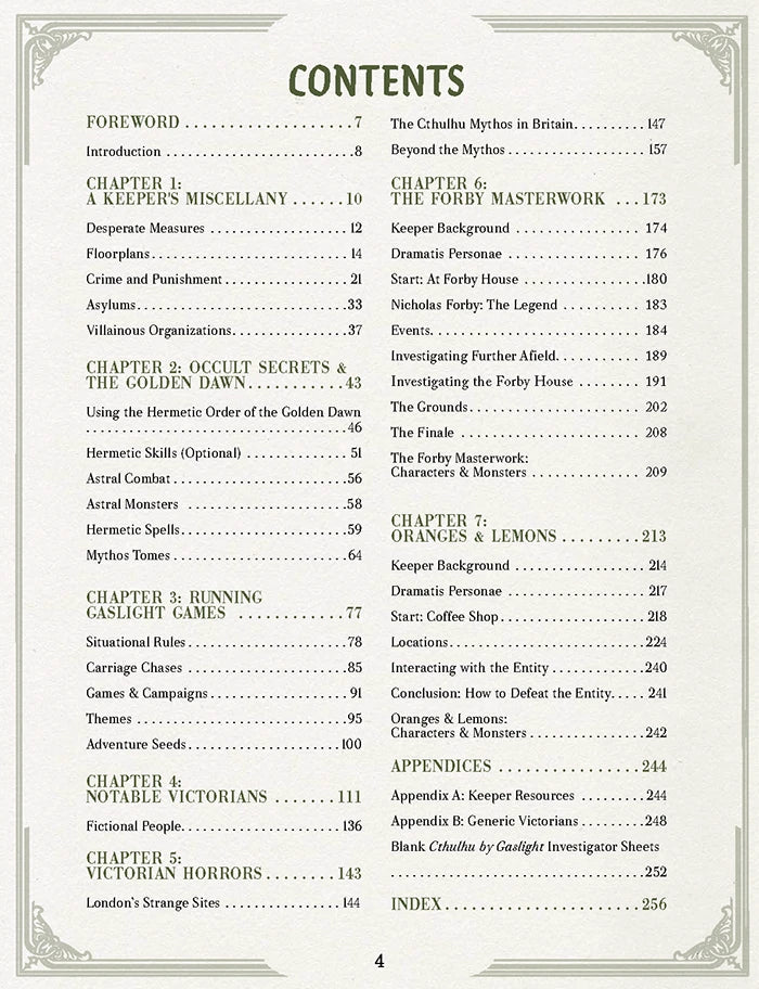 Call of Cthulhu Cthulhu by Gaslight Keeper's Guide - Nostalgia Mall