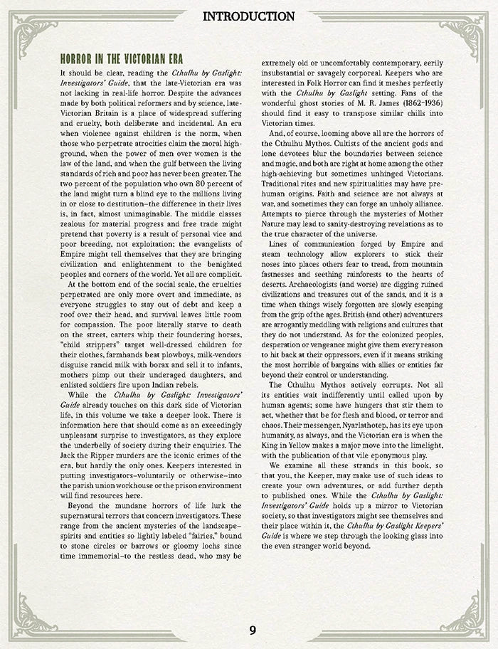 Call of Cthulhu Cthulhu by Gaslight Keeper's Guide - Nostalgia Mall