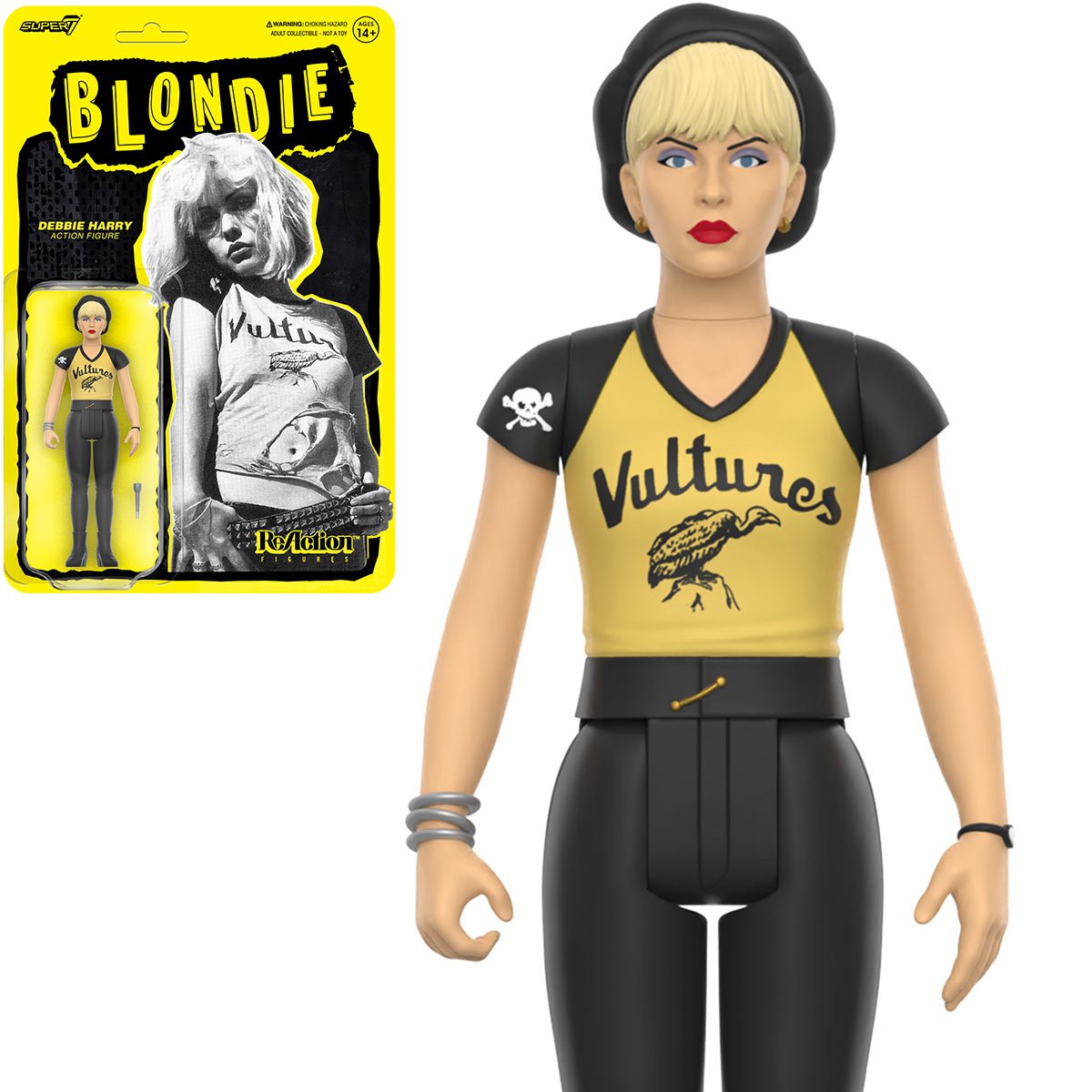 Blondie Debbie Harry Vultures 3 3/4 Inch ReAction Figure