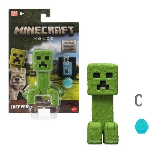 A Minecraft Movie "Creeper" 4-Inch Action Figure - Mattel