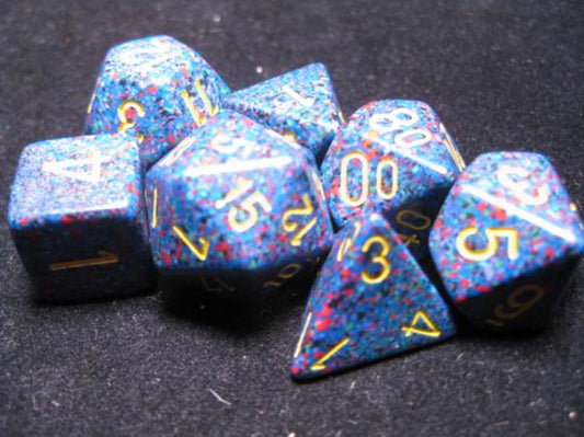 Chessex RPG Dice Sets: Twilight Speckled Polyhedral 7-Die Set